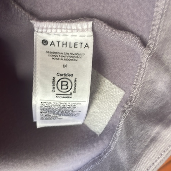 ATHLETA Women's Purple Crewneck Long Sleeve Dress Size Medium - Picture 4 of 6